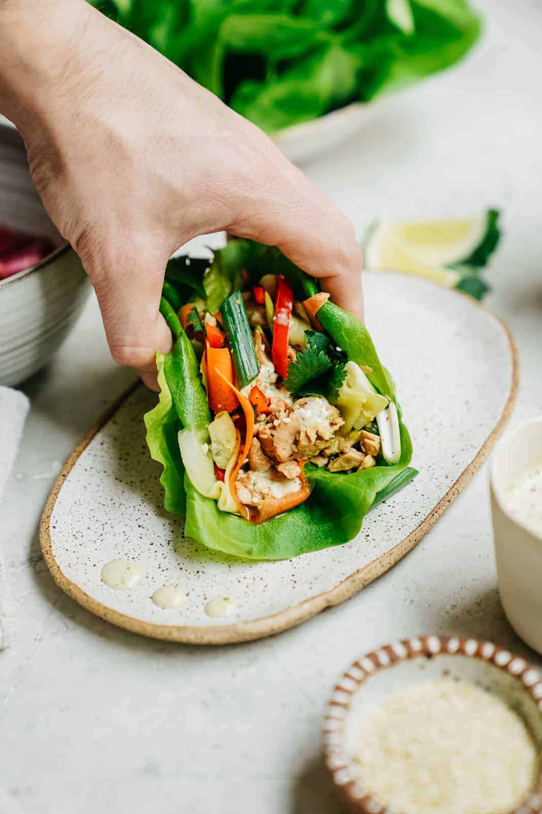 Whip Up Healthy Asian Tuna Lettuce Wraps in Under 15 Mins